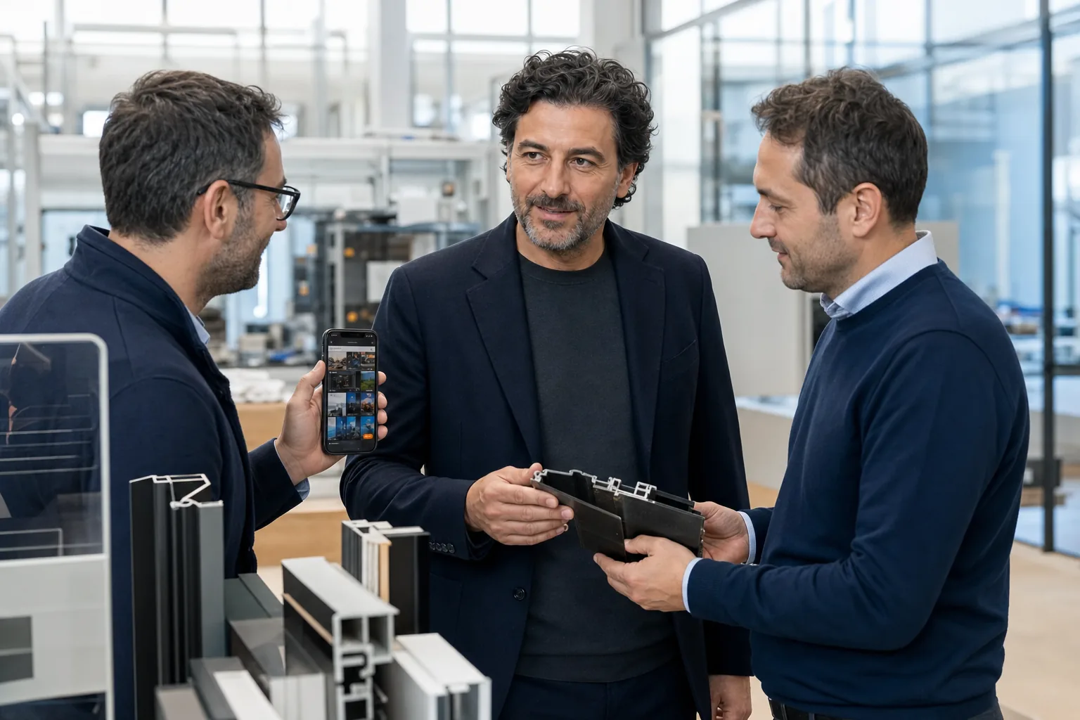 Lo stesso imprenditore incontra clienti che conoscono già l'azienda grazie ai contenuti social